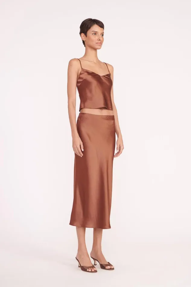 Women STAUD Occasion Dresses ANGELA SKIRT CLOVE Women STAUD Occasion Dresses ANGELA SKIRT CLOVE
