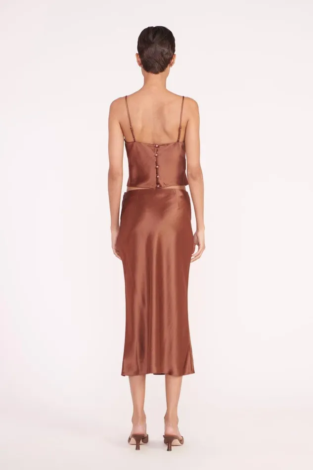 Women STAUD Occasion Dresses ANGELA SKIRT CLOVE Women STAUD Occasion Dresses ANGELA SKIRT CLOVE