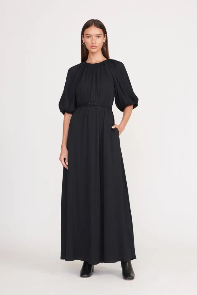 Women STAUD Occasion Dresses ARLO DRESS BLACK