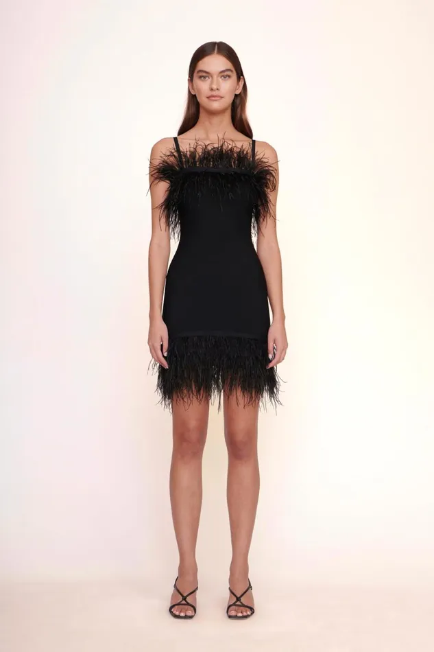 Women STAUD Occasion Dresses ETTA DRESS BLACK