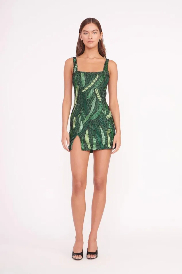 Women STAUD Occasion Dresses LE SABLE DRESS GREEN PALM