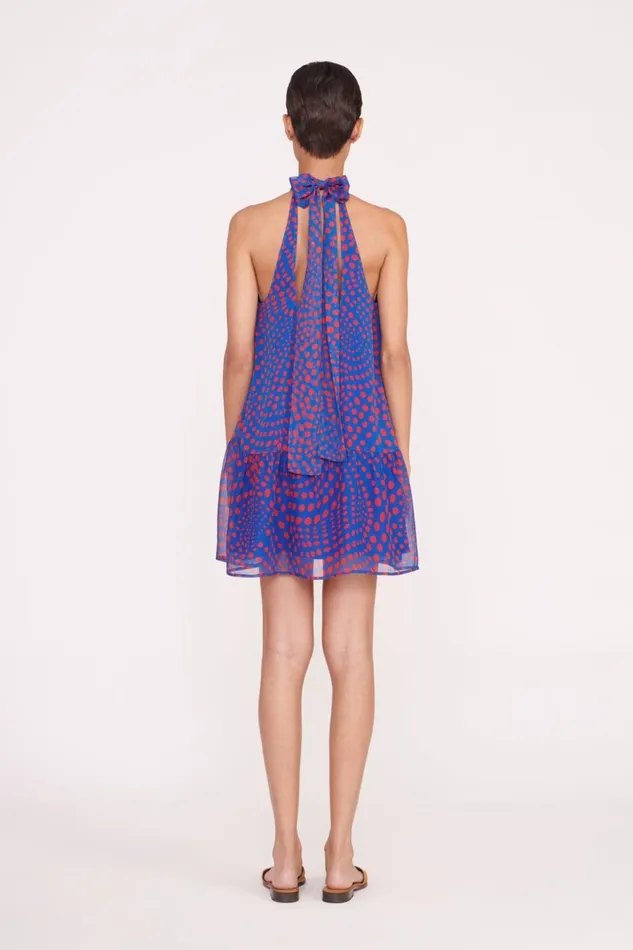 Women STAUD Occasion Dresses MARLOWE DRESS LAPIS WAVY DOT Women STAUD Occasion Dresses MARLOWE DRESS LAPIS WAVY DOT