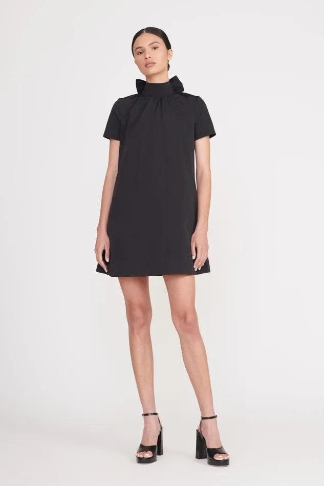 Women STAUD Occasion Dresses MINI ILANA DRESS BLACK