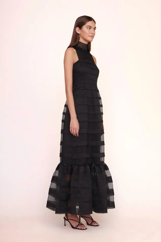 Women STAUD Occasion Dresses SPIRAL DRESS BLACK Women STAUD Occasion Dresses SPIRAL DRESS BLACK