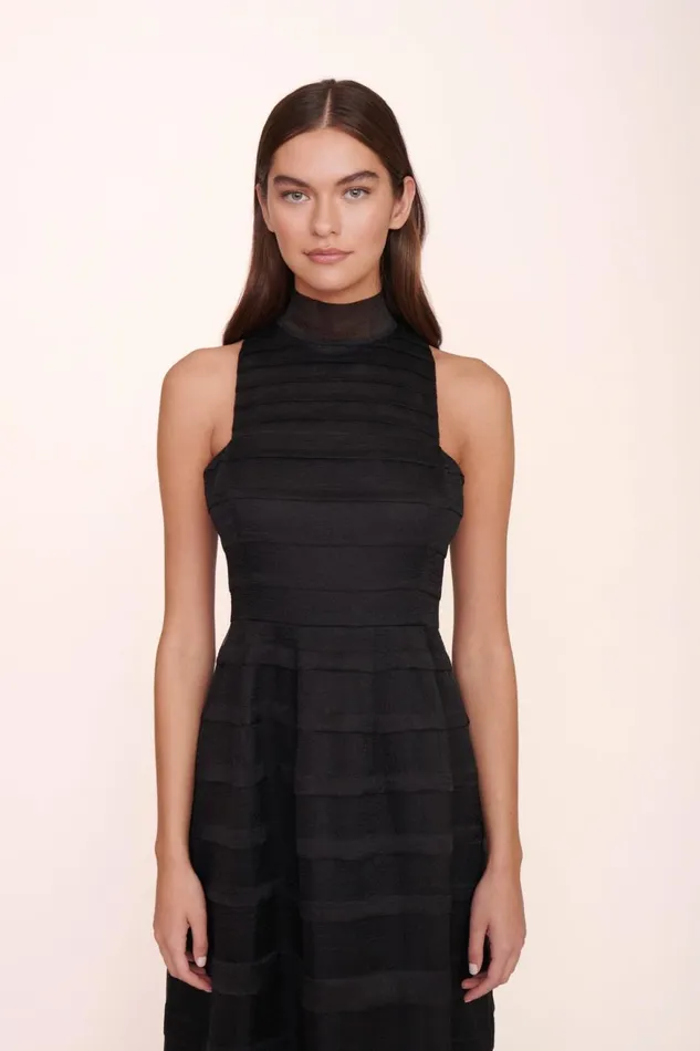 Women STAUD Occasion Dresses SPIRAL DRESS BLACK Women STAUD Occasion Dresses SPIRAL DRESS BLACK