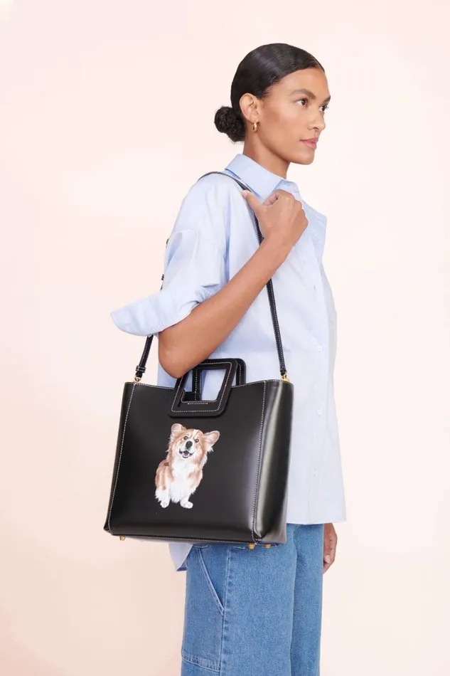 Women STAUD Pet Ready To Wear CUSTOM STAUD X CBONZ CLASSIC OVERSIZED SHIRT OXFORD BLUE