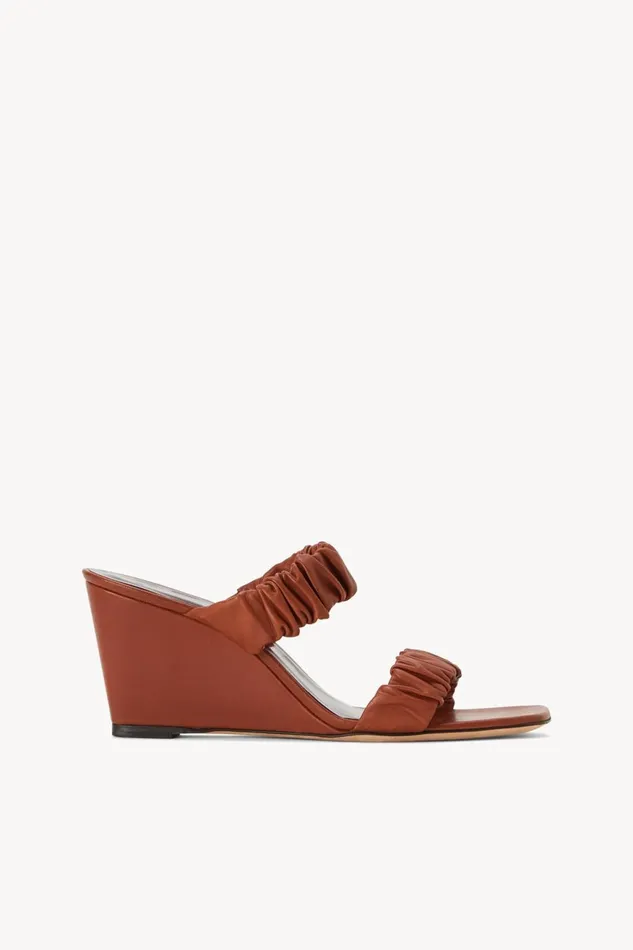 Women STAUD Platforms and Wedges FRANKIE WEDGE TAN