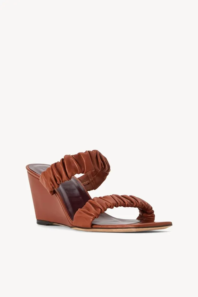 Women STAUD Platforms and Wedges FRANKIE WEDGE TAN