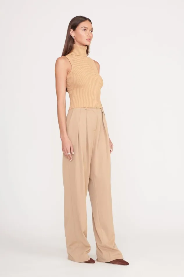 Women STAUD Tops CALLUM TOP CAMEL Women STAUD Tops CALLUM TOP CAMEL