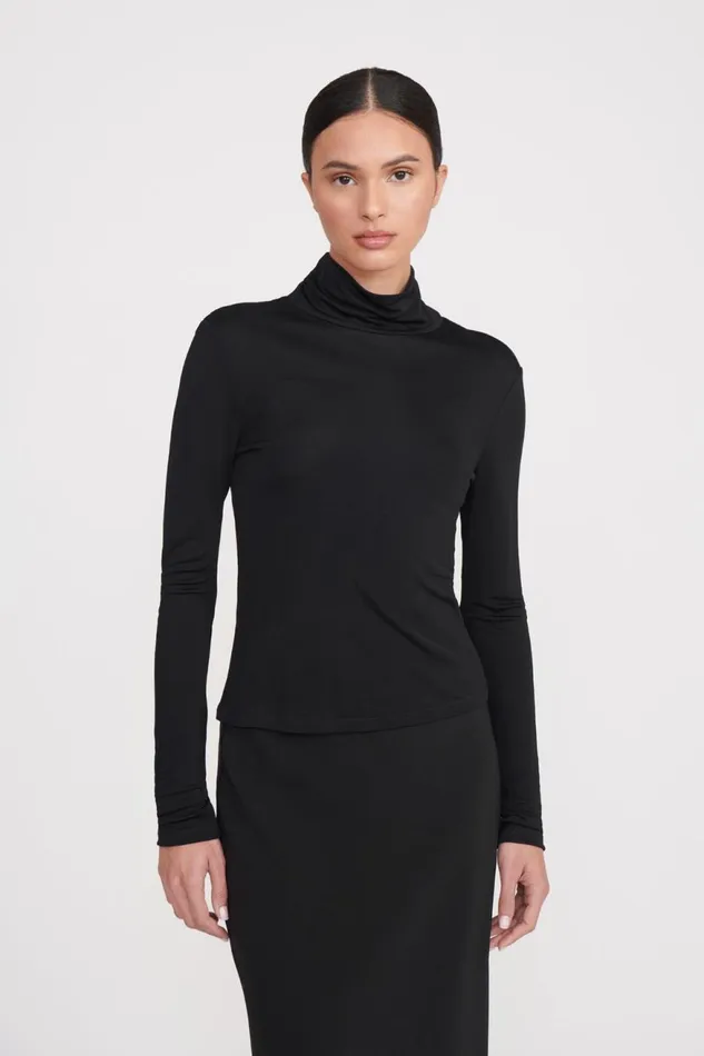 Women STAUD Tops HELVIN TOP BLACK