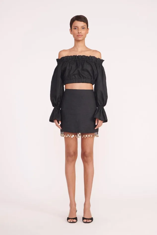 Women STAUD Tops TRISTAN TOP BLACK Women STAUD Tops TRISTAN TOP BLACK