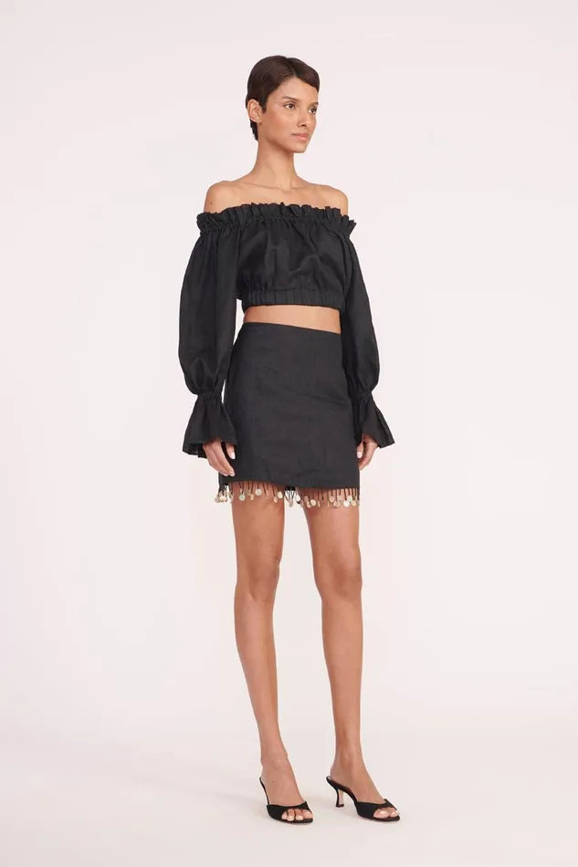 Women STAUD Tops TRISTAN TOP BLACK Women STAUD Tops TRISTAN TOP BLACK