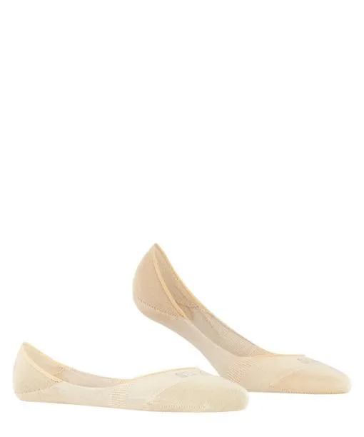 Women Step Medium Cut Women No Show Socks Cream FALKE No Show Socks