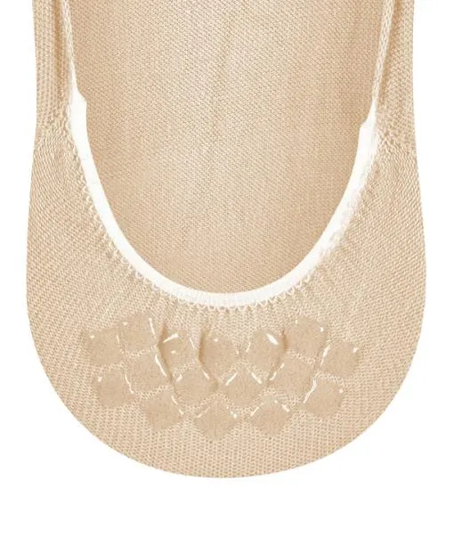 Women Step Medium Cut Women No Show Socks Cream FALKE No Show Socks