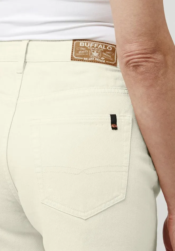 Women Super High Rise Joanna Frayed Shorts Turtledove Buffalo David Bitton Shorts and Skirts