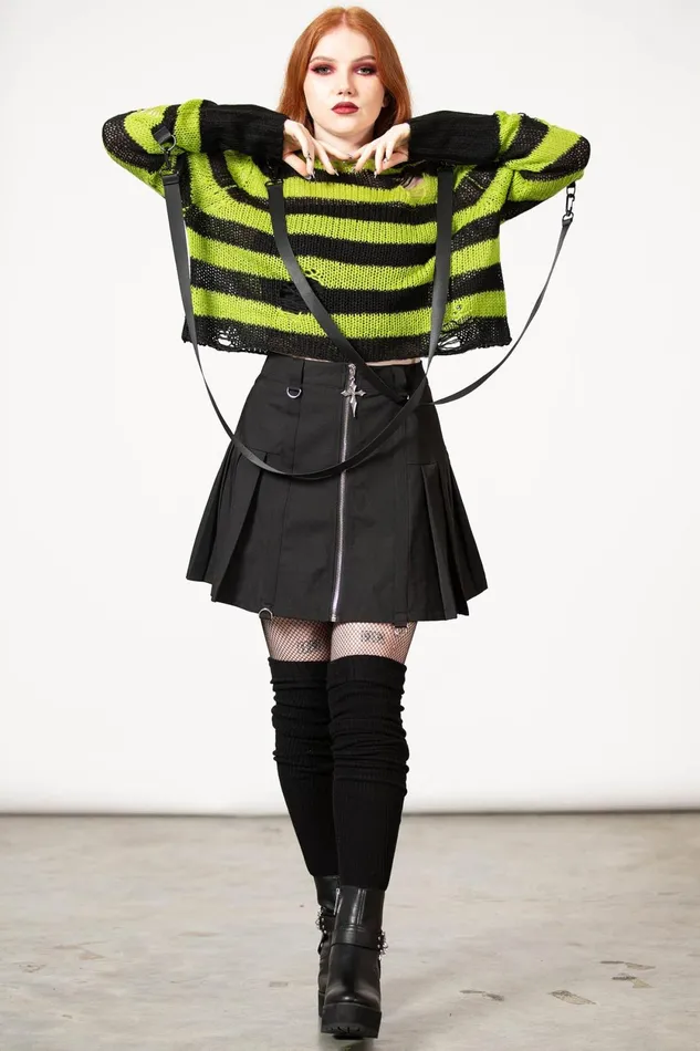 Women Sweaters Killstar Slugs N039 Snails Knit Sweater