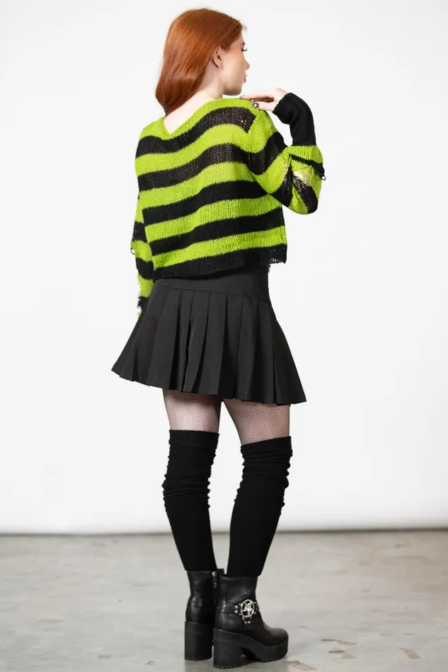 Women Sweaters Killstar Slugs N039 Snails Knit Sweater