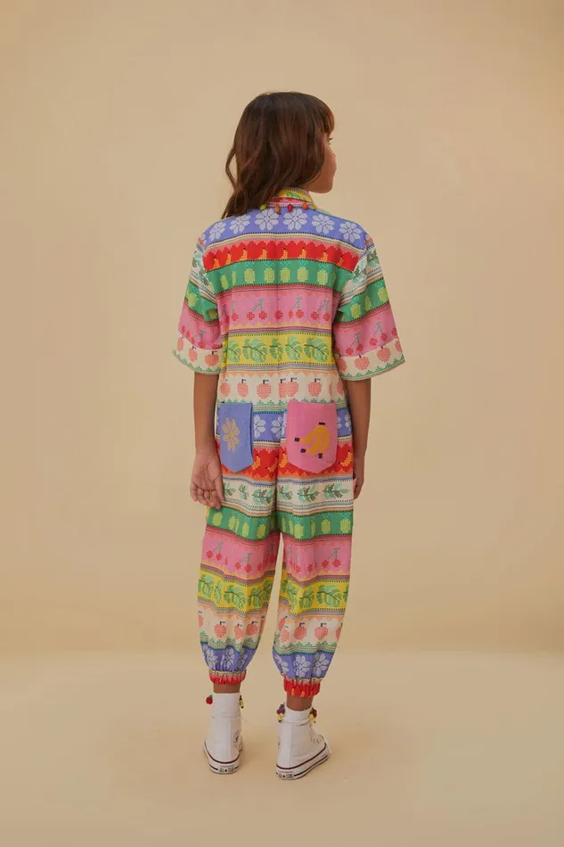 Women Sweet Orchard Kids Jumpsuit Sweet Orchard Multicolor Kids FARM Rio Jumpsuits