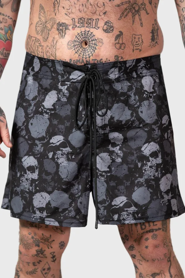 Women Swim Killstar Sepulture Swim Shorts