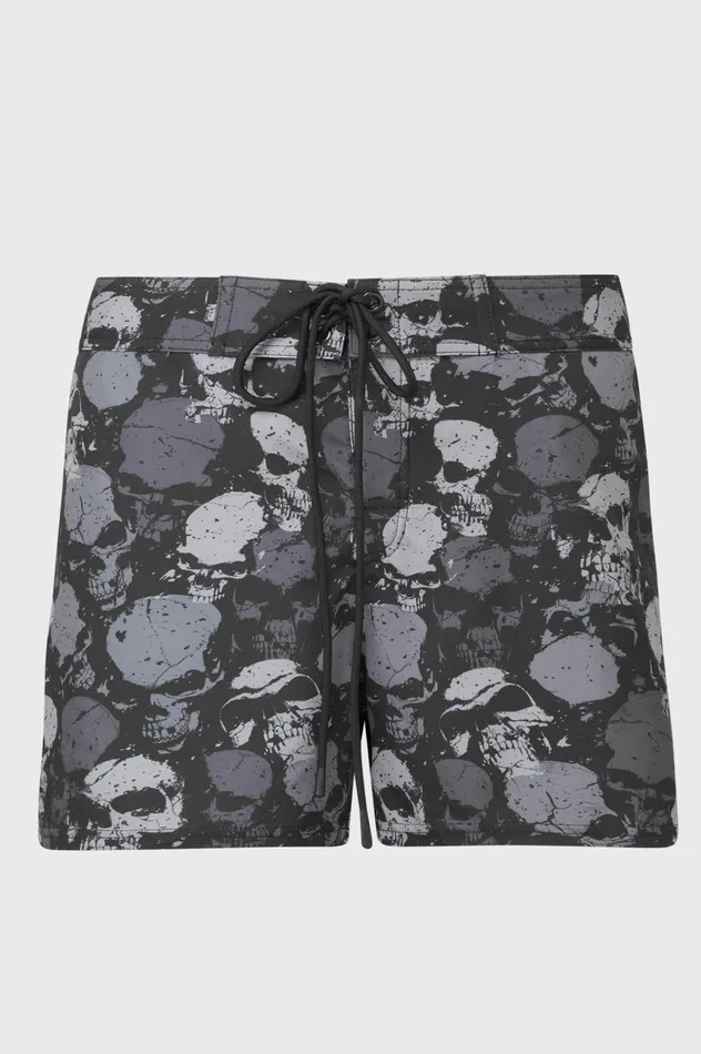 Women Swim Killstar Sepulture Swim Shorts