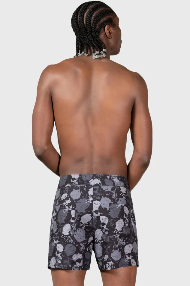 Women Swim Killstar Sepulture Swim Shorts