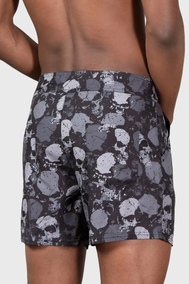 Women Swim Killstar Sepulture Swim Shorts