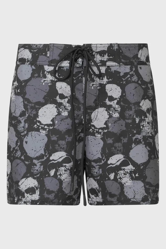 Women Swim Killstar Sepulture Swim Shorts