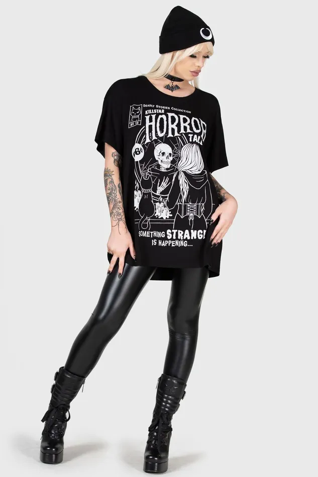 Women TShirts and Vests Killstar Horror Story Relaxed Top