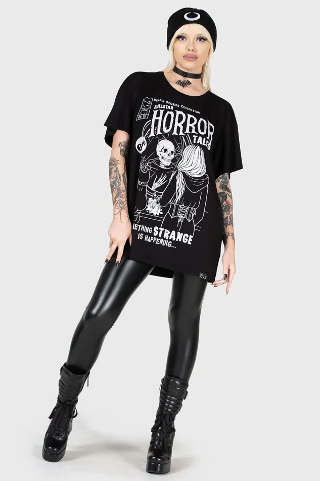 Women TShirts and Vests Killstar Horror Story Relaxed Top