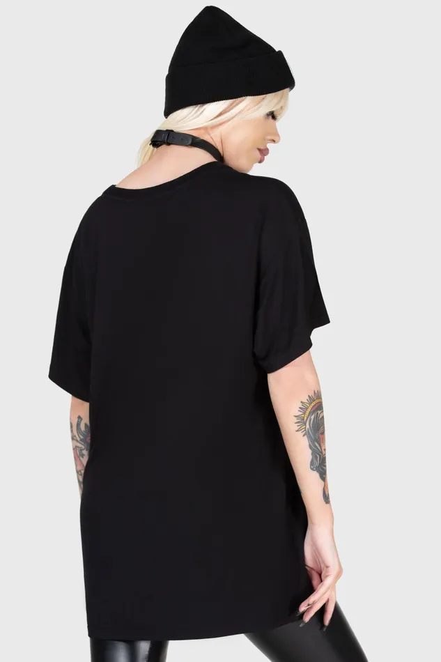 Women TShirts and Vests Killstar Horror Story Relaxed Top