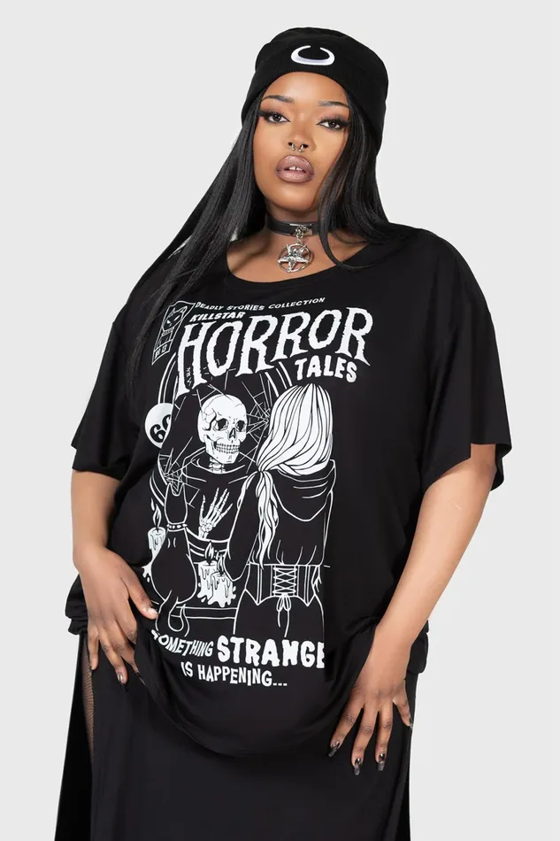 Women TShirts and Vests Killstar Horror Story Relaxed Top
