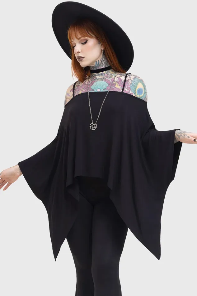 Women TShirts and Vests Killstar Morbific Top