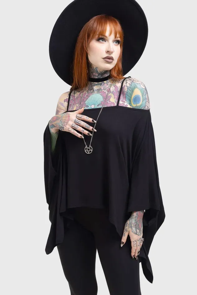 Women TShirts and Vests Killstar Morbific Top
