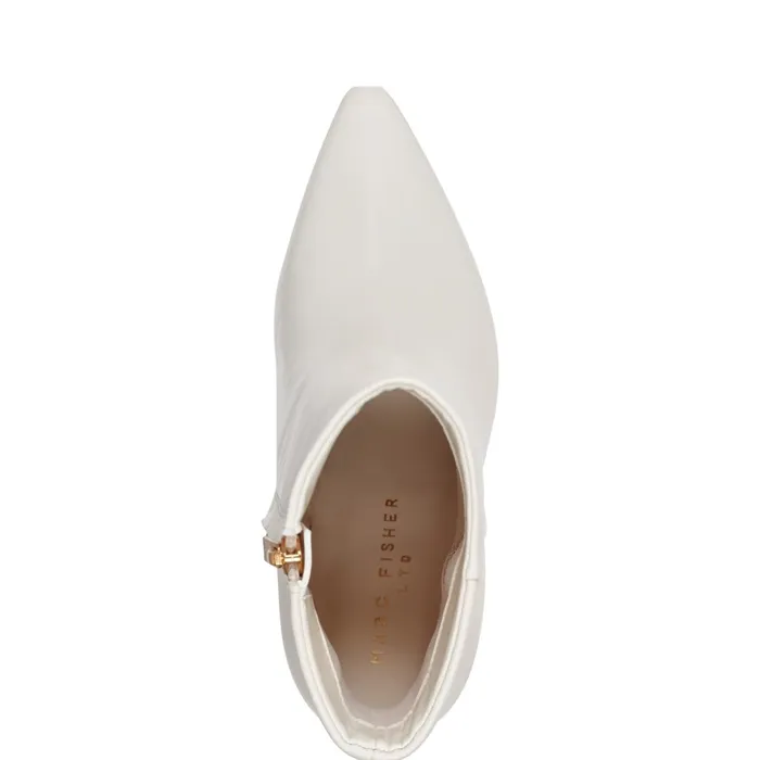 Women Talyna Dress Bootie Chic Cream Leather Marc Fisher Boots and Booties