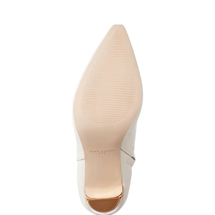 Women Talyna Dress Bootie Chic Cream Leather Marc Fisher Boots and Booties