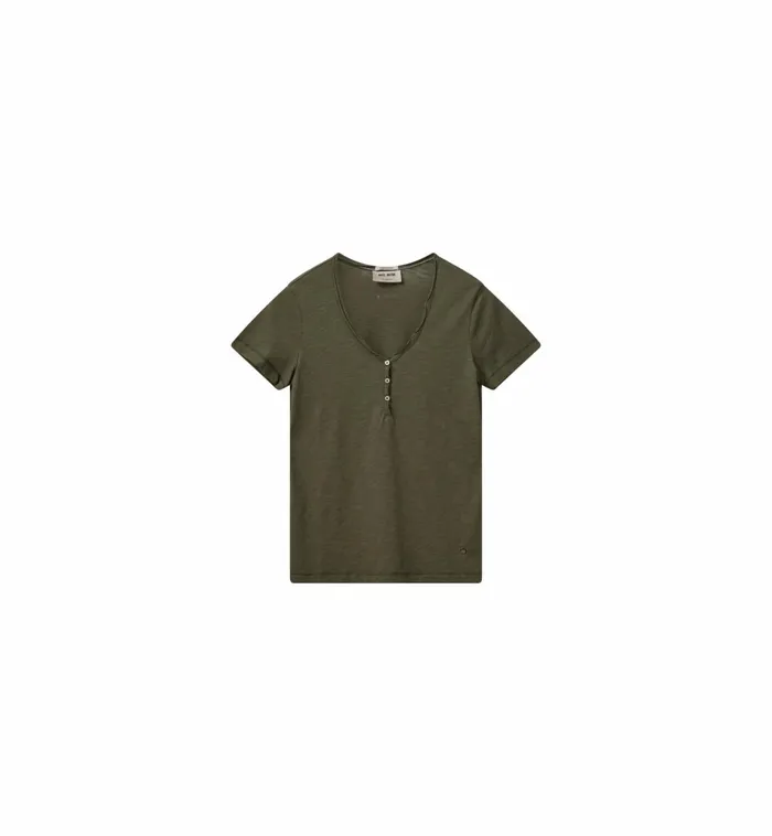Women Tees MOS MOSH MMAstin Basic Tee Burnt Olive