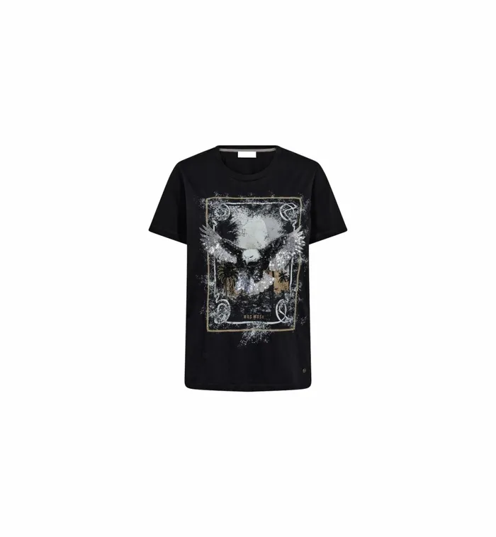 Women Tees MOS MOSH MMElli OSS Tee Black