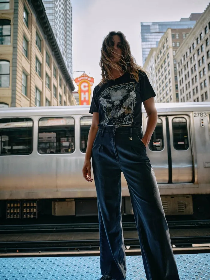 Women Tees MOS MOSH MMElli OSS Tee Black