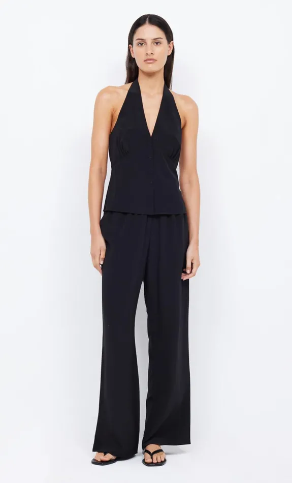 Women Tops Bec Bridge ARCHER HALTER TOP Black