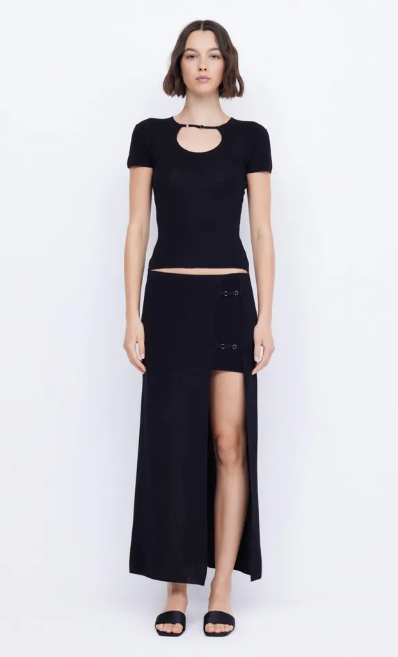 Women Tops Bec Bridge CASPIAN KNIT TOP Black