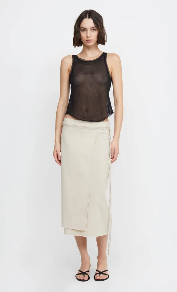 Women Tops Bec Bridge SOFIA RACER TOP Black