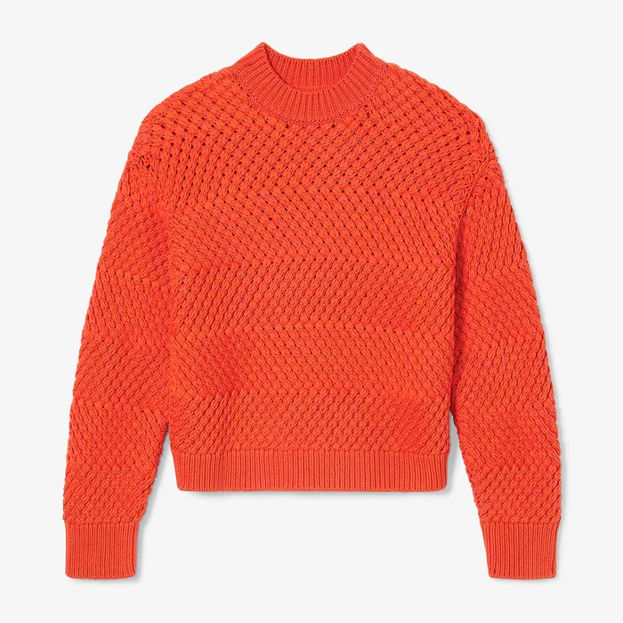 Women Tops M M LaFleur The Kiki Crewneck Sweater Valencia
