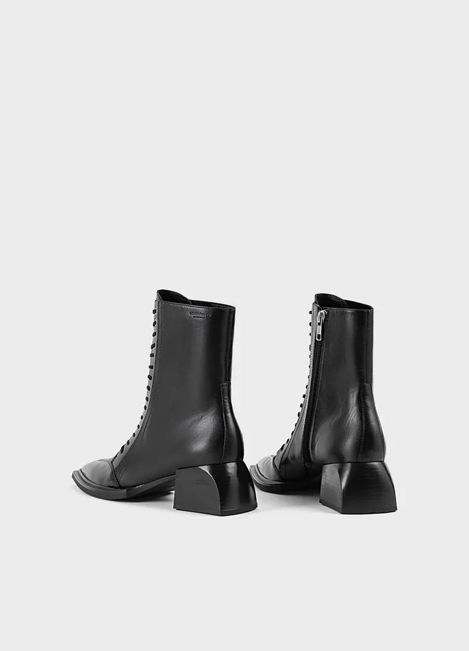 Women Vagabond Boots VIVIAN BOOTS Black Leathercomb