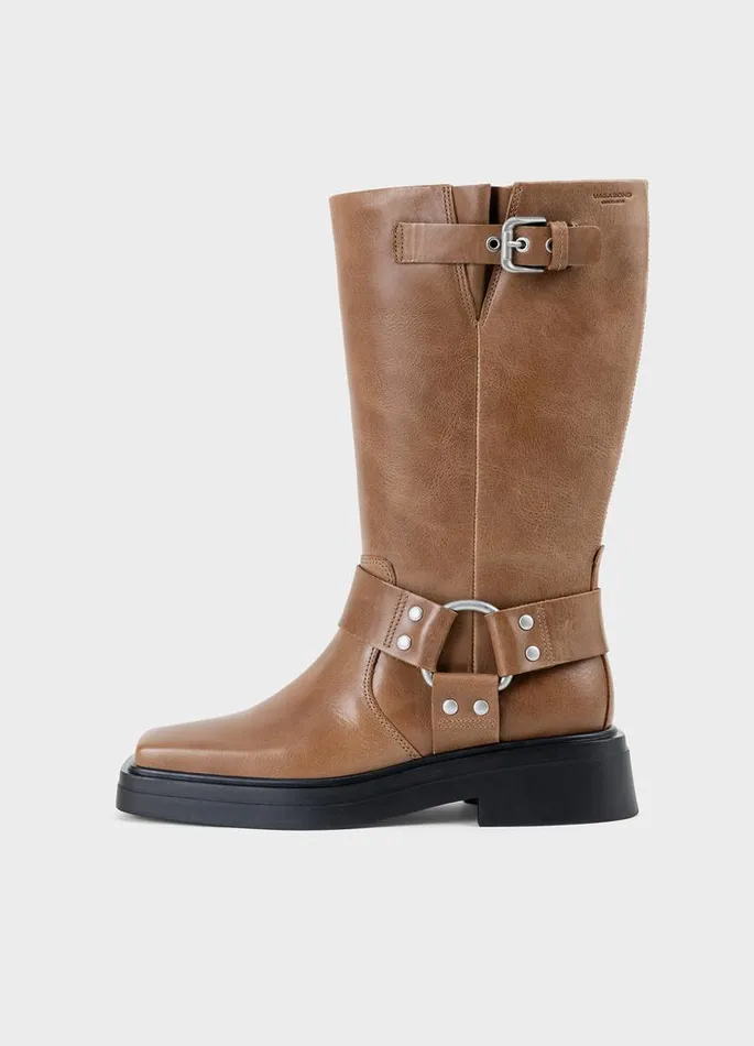 Women Vagabond Tall Boots EYRA TALL BOOTS Light Brown Leather
