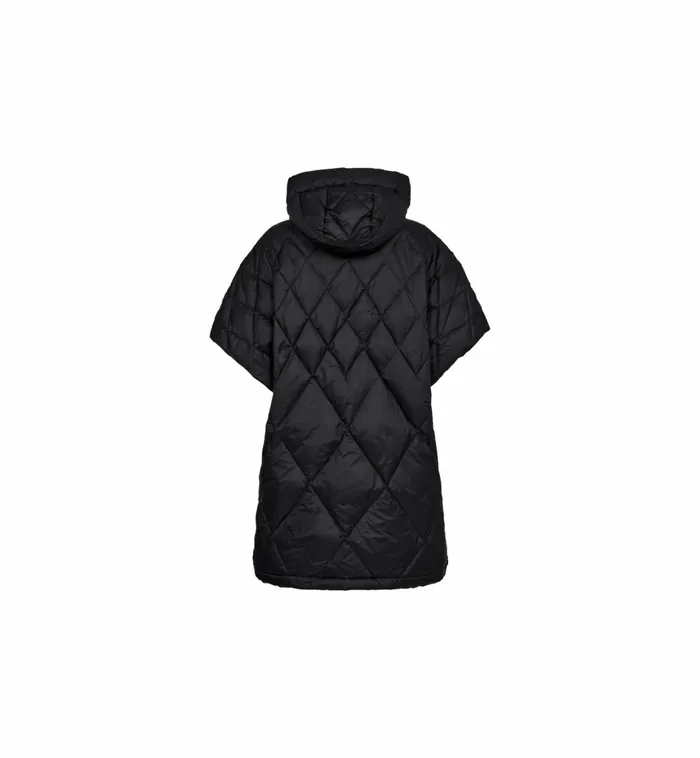 Women Waistcoats MOS MOSH MMFaisa Down Poncho Black