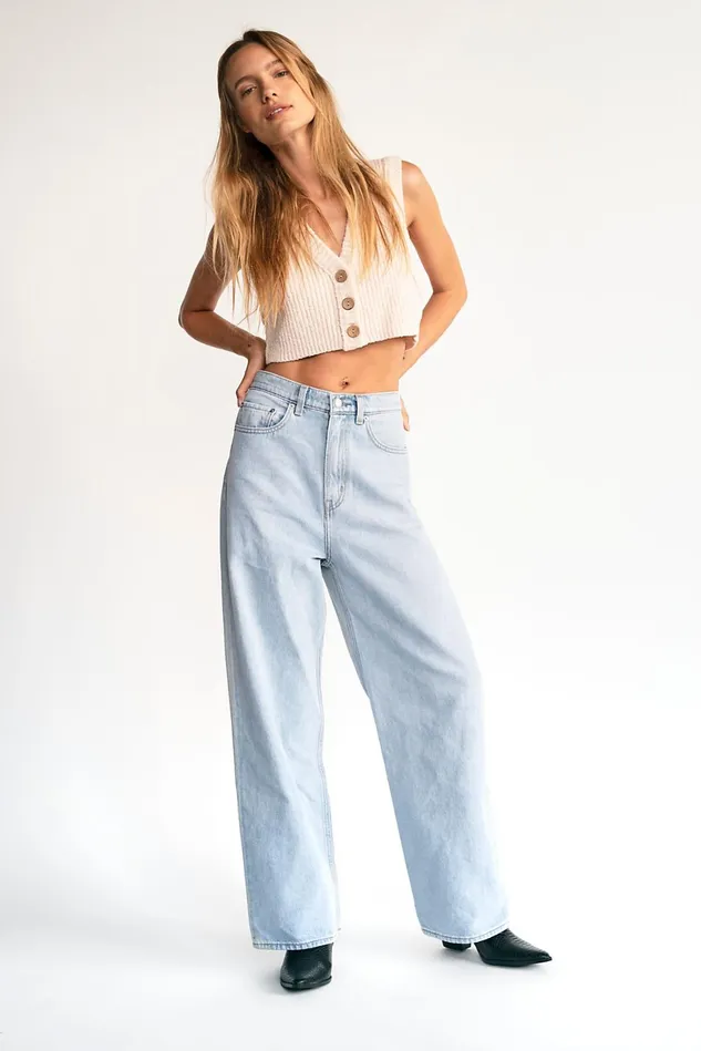 Women WideLeg Jeans Free People Levi039s High Loose Jeans Loosey Goosey