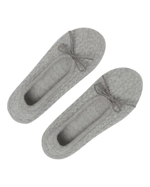 Women Women039s Cable Cashmere SlippersIn Fumo Grey Fumo Grey NPeal Slippers and Socks Women Women039s Cable Cashmere SlippersIn Fumo Grey Fumo Grey NPeal Slippers and Socks