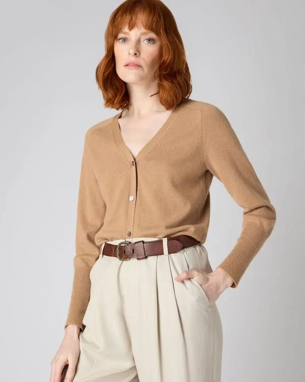 Women Women039s V Necked Cashmere CardiganIn Sahara Brown Sahara Brown NPeal Cardigans Women Women039s V Necked Cashmere CardiganIn Sahara Brown Sahara Brown NPeal Cardigans