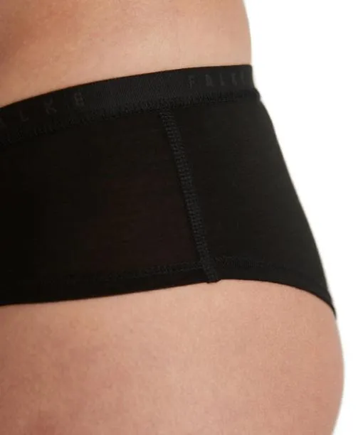 Women Women Panty Daily ClimaWool Black FALKE Panties and Slips