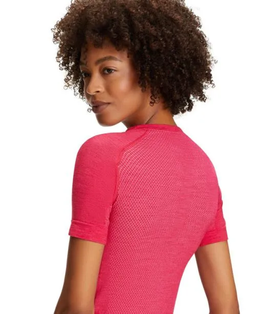 Women Women TShirt WoolTech Light Berry FALKE Short Sleeve Shirts Women Women TShirt WoolTech Light Berry FALKE Short Sleeve Shirts
